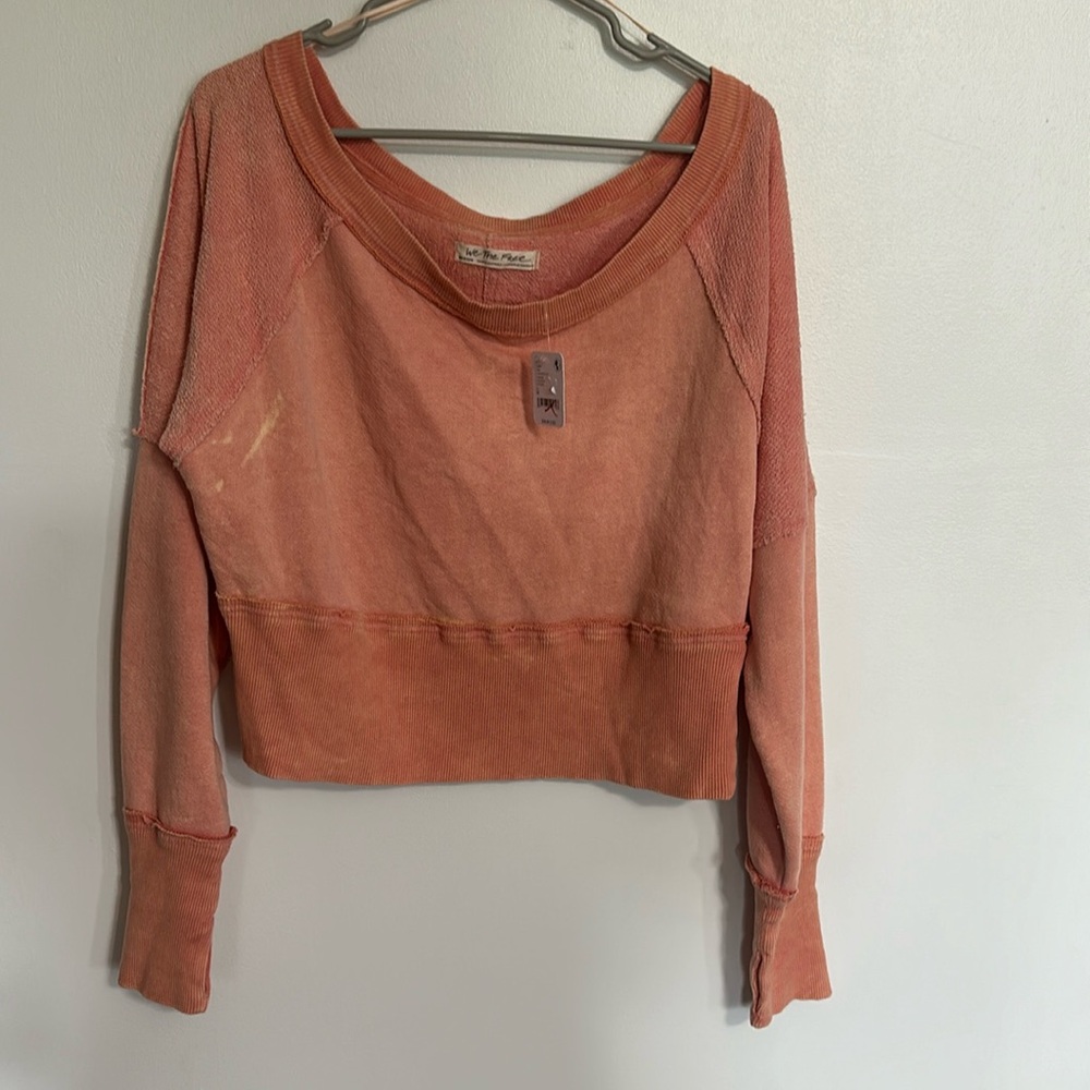 We The Free Coral Sweatshirt